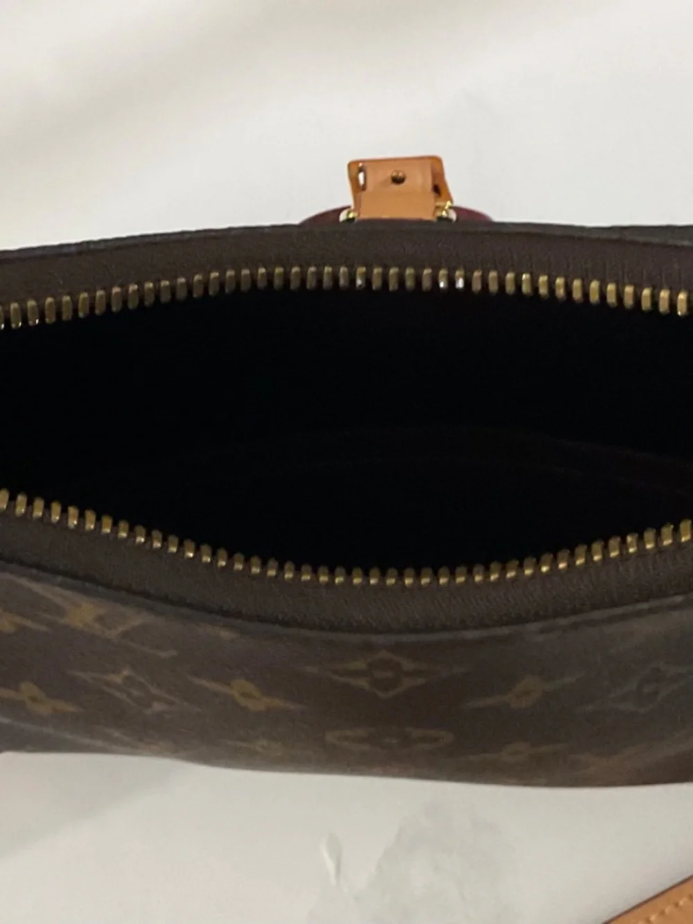 LOUIS VUITTON Shouder Bag Brown Leather M45354.